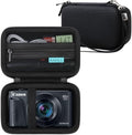 RAIALL Camera Case for Canon PowerShot SX740/ SX730/ SX720/ SX710/ SX620/ SX610 HS Digital Camera, SX740/ SX730 Vlogging Camera Travel Hard Bag, Mesh Pocket for Battery, SD Card and Cable, Black by RAIALL