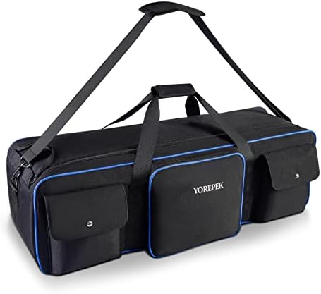 YOREPEK 30.5" Heavy Tripod Carrying Case Bag with 2 Padding Protective Pads by YOREPEK