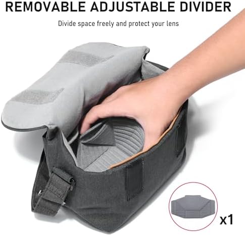 ULANZI 4L Camera Bag, SLR/DSLR Camera Case Professional Crossbody Small Bag - Image 5