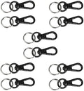 Foto&Tech Small Quick Release Adapter Clip for Camera with Round Lugs for Camera Strap, 33lb Breaking Force (5 Set, Black) by FOTO%26TECH