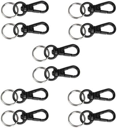 Foto&Tech Small Quick Release Adapter Clip for Camera with Round Lugs for Camera Strap, 33lb Breaking Force (5 Set, Black) by FOTO%26TECH