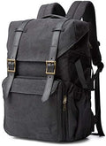 BAGSMART Camera Backpack, Large DSLR/SLR Waterproof Photography Bag Fit up to 15" Laptop with Tripod Holder, Waist Belt and Rain Cover, Black by BAGSMART