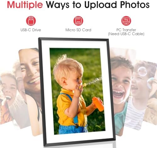 2K 64GB Frameo Digital Picture Frame, 10.1 Inch Frameo Digital Frame WiFi - Image 5