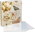 UniKeep Postcard Collector Storage Case with 20 Pages Suitable For Archival Storage - Holds up to 120 Postcards - Maximum Postcard Size of 4" x 6" by UniKeep