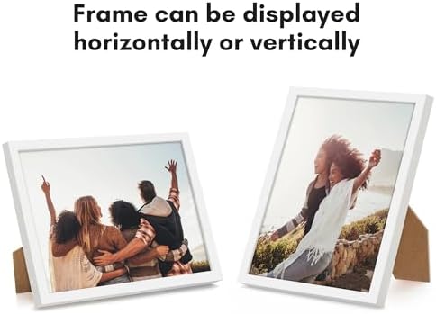 Americanflat 8x10 Picture Frame - Slim Molding - White - Image 4
