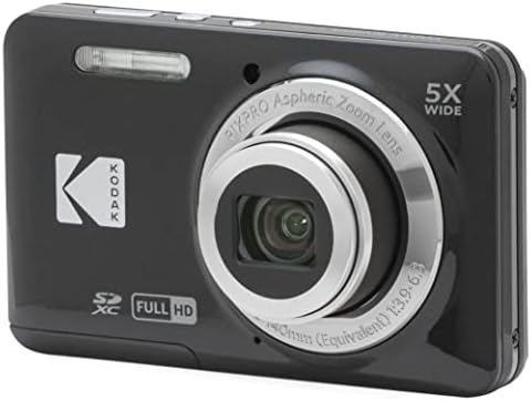 KODAK PIXPRO FZ55 16MP Compact Digital Camera, 5X Optical Zoom, Black by Unknown