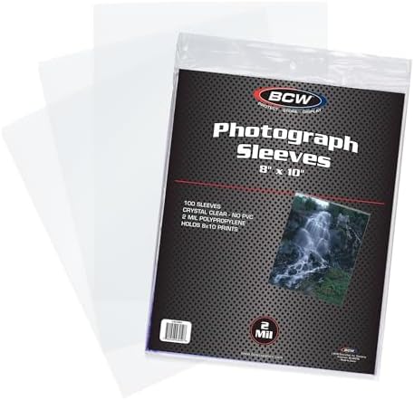 BCW 1-8X10SLV Bcw 8X10 Photo Sleeves by BCW