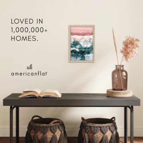 Americanflat 12x18 Picture Frame - Engineered Wood - Natural Oak - Image 6
