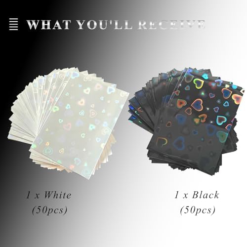 2x3 Kpop Photocard Sleeves 100pcs 60x90mm Holographic Photo Protector - Image 6