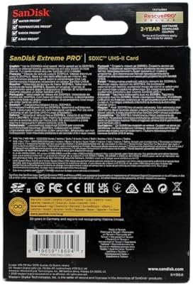 SanDisk 128GB Extreme PRO SDXC UHS-II Memory Card - C10, U3, V90, 8K, 4K, Full HD Video, SD Card - SDSDXDK-128G-GN4IN - Image 3