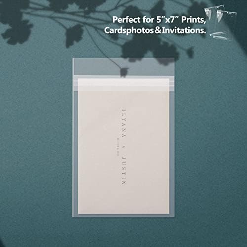Golden State Art 5"x7" Acid-Free Crystal Clear Storage Sleeves,200 Pack - Image 4