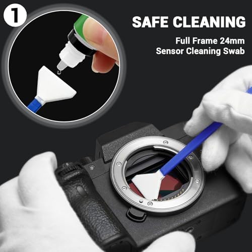 Updated Camera Lens Cleaning Kit, Camera Sensor Cleaning Kit Full Frame 10x - Image 4