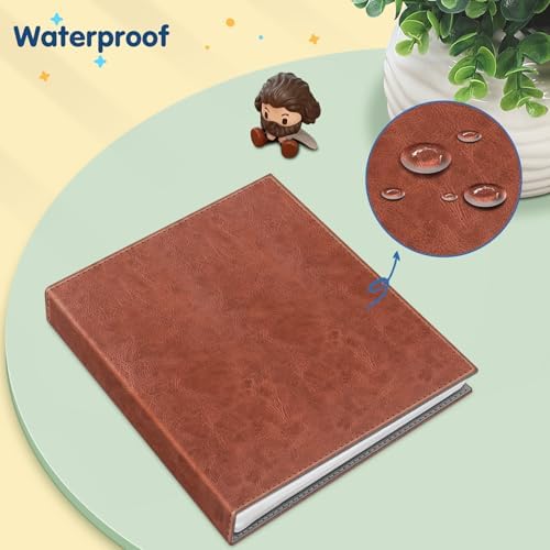 Fintie Photo Album for 8x10 Photos, 52 Pockets Vegan Leather Memory Book - Image 5