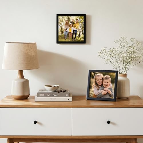 Americanflat 7x7 Picture Frame - Slim Molding - Black - Image 6