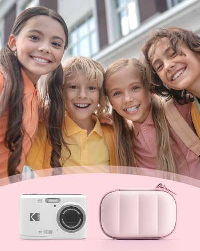 Digital Camera Case for CAMKORY/KODAK PIXPRO with SD Card Storage, Pink - Image 5