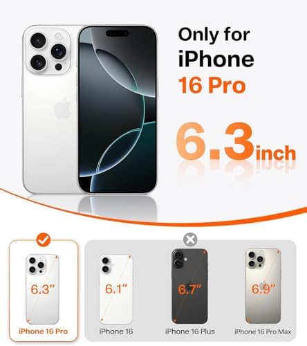 TORRAS Ostand Q3 Air for iPhone 16 Pro Case with Stand, Shockproof - Image 2