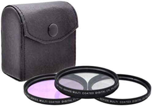 PRO 55mm Filter Kit for Nikon AF-P DX NIKKOR 18-55mm F3.5-5.6G VR Lens, Elite Edge - 55 mm Polarizing Filter, 55mm UV Filter, 55mm Florescent Filter, Filter Pouch - Shop Smart! by Unknown