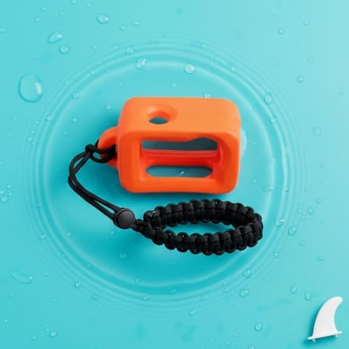 Camera Floatation Case Housing Cover Shell Buoyancy Frame Sleeve with Secure and Accessible Lens and Ports Suitable for, Orange, Style to 2 - Image 3