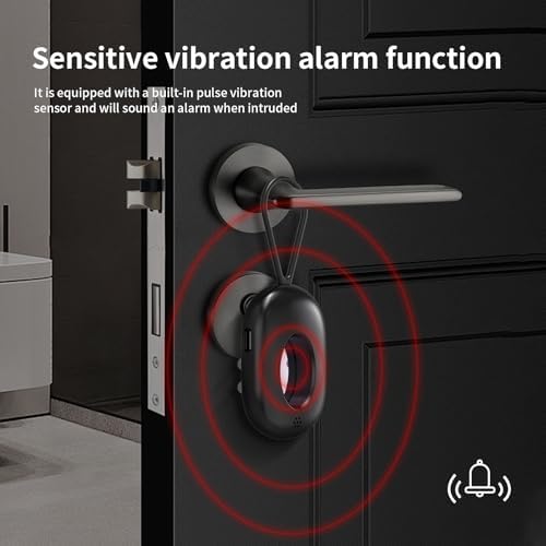 Hidden Camera Detector,Anti-Spy Camera Detector & Hidden Insect Detector,Vibration Alarm and LED Flashlight Rechargeable,4 Modes for Hotel, Travel Home & Office (Black) - Image 5