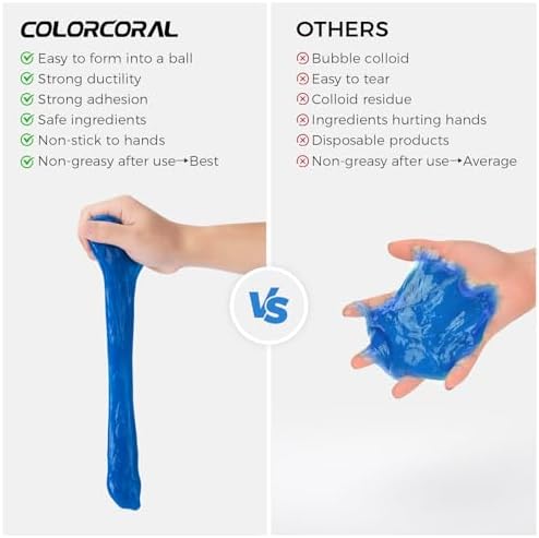 ColorCoral Cleaning Gel Dust Cleaner for PC Keyboard Car Detailing, 160g - Image 6