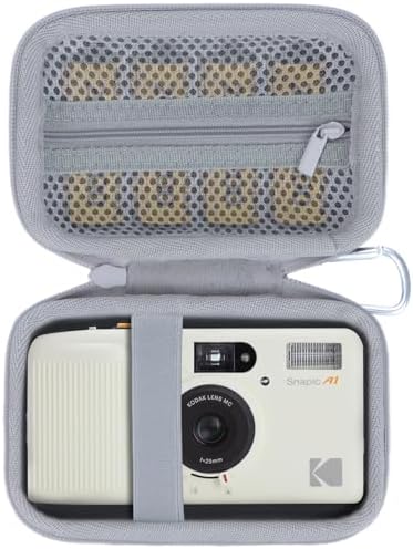Lebakort Storage Case Compatible with KODAK Snapic A1 35mm Film Camera (Ivory White Case) by Lebakort
