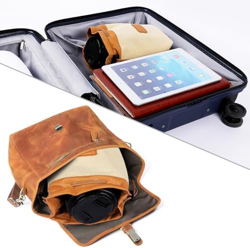 S-ZONE Soft Camera Bag DSLR Insert Handbag Drawstring Lens Case - Image 5