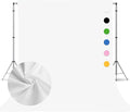 White Photography Backdrop for Photoshoot, Fabric 8x10ft | Versatile Studio Photo Backgrounds, Non Reflective, Easy to Use, for Portraits, Product, Party, Video Creation by TERSUM