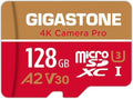 【5-Years Data Recovery】 GIGASTONE 128GB Micro SD Card, 4K Video Recording for GoPro, Action Camera, DJI, Drone, Nintendo-Switch, R/W up to 100/50 MB/s MicroSDXC Memory Card UHS-I U3 A2 V30 by Gigastone