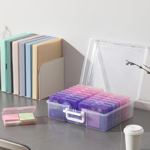 novelinks Photo Storage Boxes with Handle, Photo Organizers and Storage - Image 5