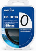 MOSTOS ; Brings Superior® || 55mm CPL Filter for Sony 28-70mm F3.5-5.6 FE OSS,E 18-135mm f/3.5-5.6 OSS for Sony A7 IV A7R III II Alpha 7IV A7RIII A7R IV Camera,Sony FE 35mm F1.8 and More by MOSTOSBringsSuperior%C2%AE
