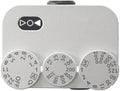 Camera Top Light Meter, Film Camera Exposure Meter, 3 Dials Retro Exposure Indicator, High Precision, Multiple Metering Modes, 20 Hours Endurance, Compatible with Film Cameras White by Unknown