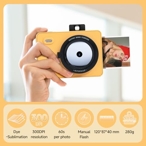 HPRT Z5S Instant Camera & Photo Printer 2-in-1, Bluetooth Portable Printer - Image 2