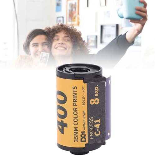35mm Wide Exposure Latitude HD Camera Color Film for 135 Cameras, Fine Grain Quality for Low Light Shots, ISO 320‑400 Degrees, Plastic Material, 1 Roll + Storage Case (8 Sheet) - Image 3