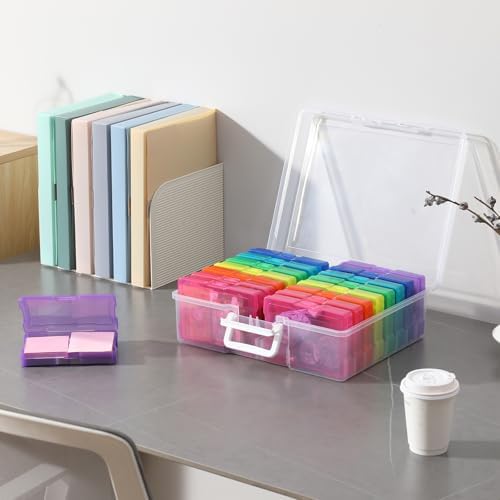 novelinks Photo Storage Boxes with Handle, Photo Organizers and Storage - Image 5