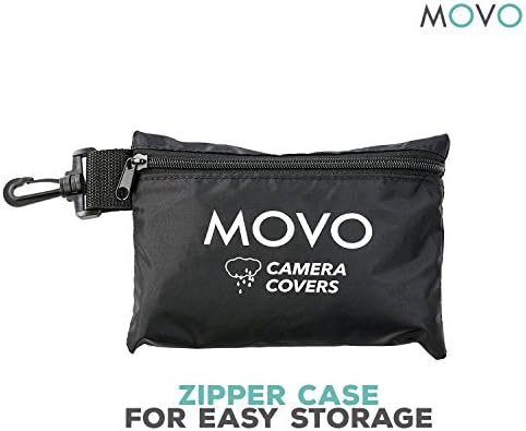 Movo CRC17 Storm Raincover Protector for DSLR Cameras, Lenses, Photographic Equipment (Small Size: 17 x 14.5) - Image 6