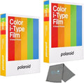 Polaroid Instant Color Film for i-Type Cameras 2 Pack, 16 Instant Photos, Works with Polaroid Now, Now+, I-2, & Lab, Bundle with a Lumintrail Cleaning Cloth by Lumintrail