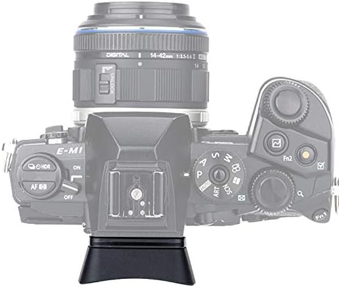 JJC KIWIFOTOS Ergonomic Long Camera Eyecup for Olympus E-M1 / E-M1 Mark II, EM1 Eye Cup, EM1 Mark II Eye Piece, Replaces Olympus EP-13 EP-12, Soft Silicone, 47x25x19mm - Image 6