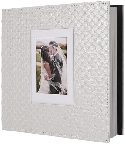 RECUTMS Self Adhesive Photo Album, 60 Pages Magnetic Scrapbook Album by RECUTMS