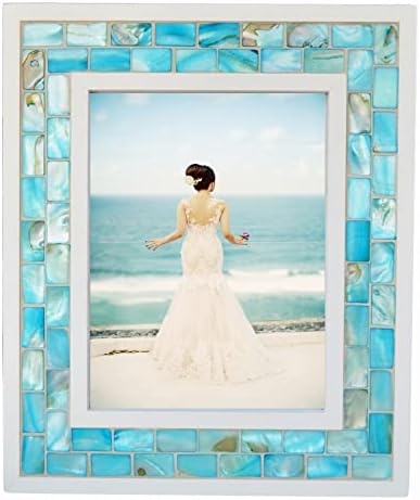 Blue Beach Picture Frame 5x7,Tabletop,1pc by GIFTME5