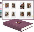 Instax Mini Photo Album with Writing Space, 112 Pockets, Purple by Unknown