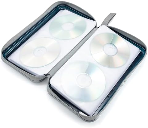 alavisxf xx CD Case, 96 Capacity Hard Plastic Organizer Wallet for Car - Image 3
