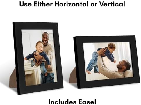 Americanflat 5x7 Picture Frame - Engineered Wood - Black - Image 5