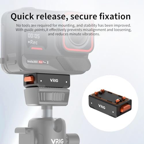 VRIG Magnetic Quick Release Mount for Insta 360 Ace Pro 2/ X6/ X5/ X4 Air - Image 3