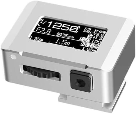 Camera Light Meter, Photography Light Meter, with OLED Screen, Exposure Indicator, 30° Average Metering, Adjust ISO, Aperture and Shutter Speed Photography, for Vintage Cameras by Unknown