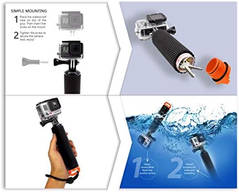 Floating Hand Grip Waterproof Monopod for GoPro Hero 13 12 11 10 9 8 7 6 5 - Image 6