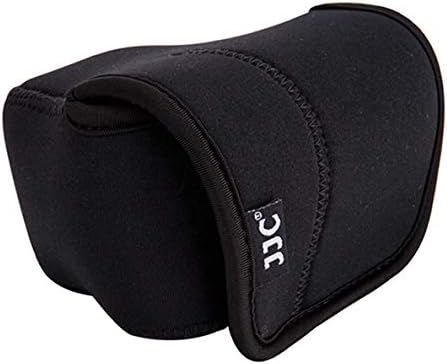 JJC Black Ultra Light Neoprene Camera Case, Compatible with X-E4 X-T30 II X-T30 X-T20 X-T10 +Short Prime Lens, 18mm F1.4/ 27mm F2.8/ 35mm F2, Pouch Bag Fuji X100V X100VI, Compact Size 127x85x84mm - Image 7