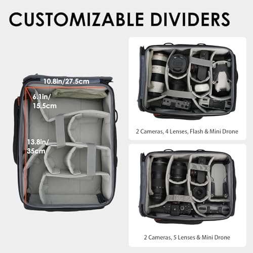TARION Medium Camera Insert Bag Quick Access DSLR Inner Case Organizer M - Image 2