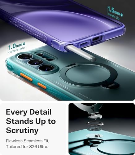 TORRAS Q3 Air for Samsung Galaxy S26 Ultra Case with Stand, Glacier Sprint - Image 6