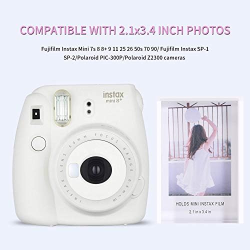 Cute Instax Mini Photo Frames, 2x3 Polaroid Picture Frames, Acrylic Desktop Small Picture Frame for Fujifilm & Polaroid Film, Mini Instant Photos Display Holder for Home, Office Decoration (3 Pack) - Image 2