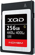INDMEM XQD 256GB Memory Card, 5X Tough MLC XQD Flash Memory Card High Speed G Series| Max Read 440MB/s, Max Write 400MB/s by INDMEM
